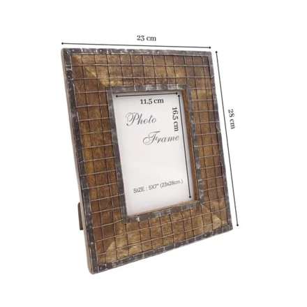 Drewniana ramka na zdjęcia - A-1329 - format zdjęcia 13 x 18 cm (NMT-221808)