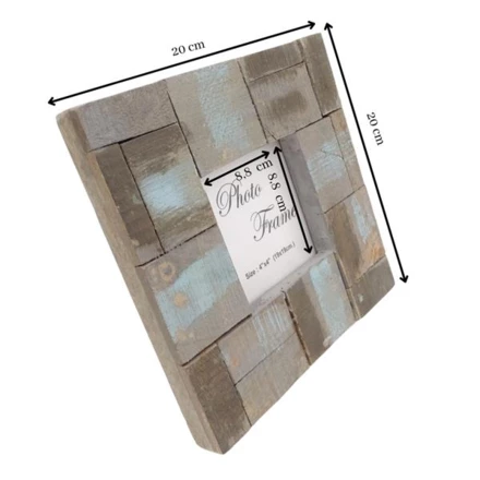 Drewniana ramka na zdjęcia 30350 mix - format zdjęcia 10x10cm (NMT-221969)