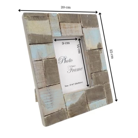 Drewniana ramka na zdjęcia 30351 mix - format zdjęcia 15x10cm (NMT-221976)