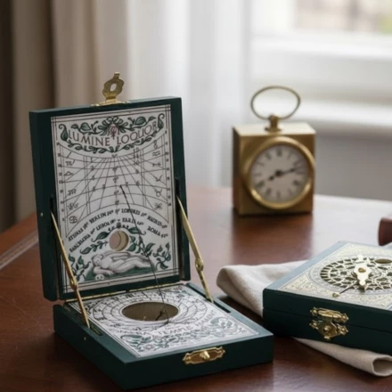 Zegar Słoneczny z Kompasem Kepler Dyptyk - Replika – H04 (NMT-223925)