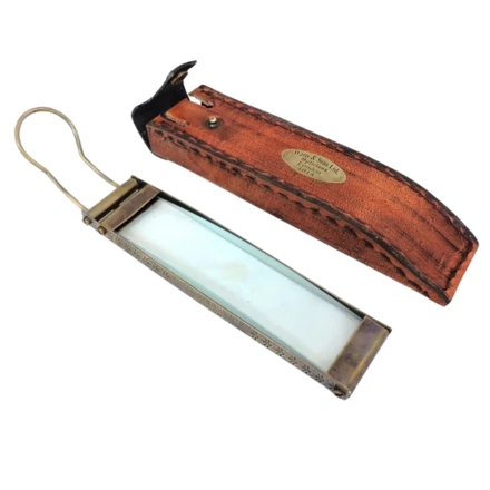 Lupa prostokątna w skórzanym etui MFK (NMT-221679)