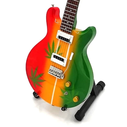 Mini gitara w stylu Bob Marley Tribute Ganja MGT-0468 (NMT-020468)