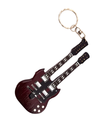 Breloczek gitara w stylu  Led Zeppelin - Jimmy Page - EGK-0115 (NMT-020115)