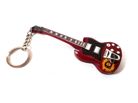 Brelok gitara w stylu AC/DC - Angus Young – Tribute - EGK-0597 (NMT-020597)
