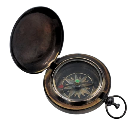 Kompas Turystyczny Retro – Mosiądz – Wykończenie Antyk - NC2884 (NMT-224823)