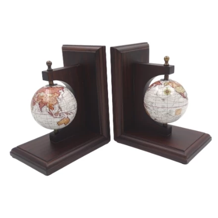 Podpórki do Książek Globusy – Bookend - Elegancka Dekoracja Retro - NC2677C (NMT-224533)