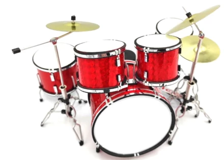 Mini perkusja czerwona MDR-0121, skala 1:5 (NMT-020121)