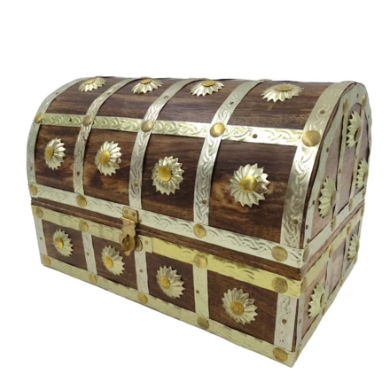 Inksrustowana skrzyneczka drewniana  – SE28 (NMT-226193)