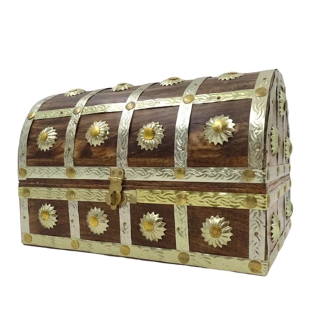 Inksrustowana skrzyneczka drewniana  – SE28 (NMT-226193)