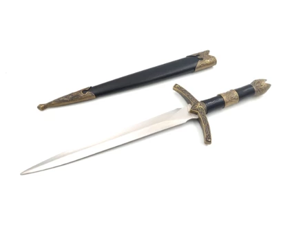 Sztylet Rycerski Dekoracyjny Stalowy - Replika - SW-178 (NMT-191787)