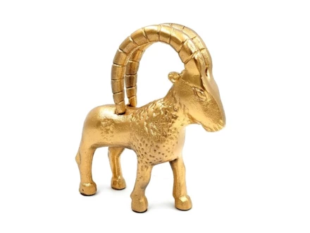 Złota figurka dekoracyjna - Koziorożec - CAP2 (NMT-321902)
