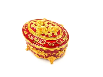 Szkatułka Metalowa Owalna – OVA (NMT-229415)