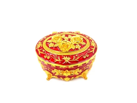 Szkatułka Metalowa Owalna – OVA (NMT-229415)