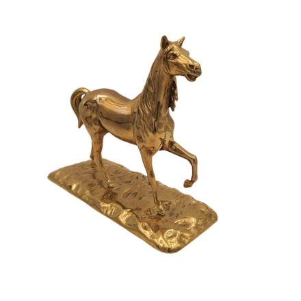 Mosiężny Koń - Figurka dekoracyjna – 00654 (NMT-229651)