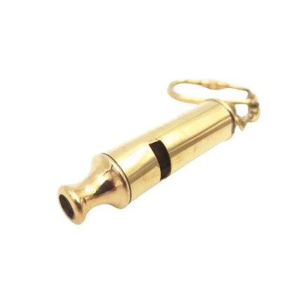 Brelok - Gwizdek mosiężny - KR64 (NMT-229767)