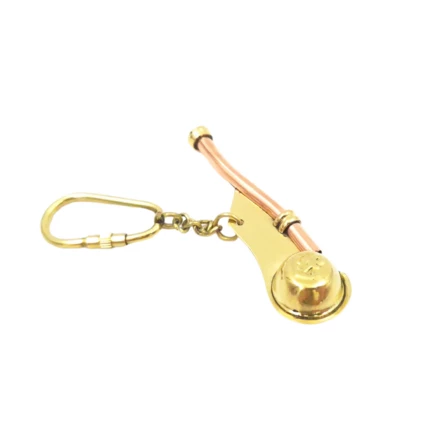 Brelok gwizdek bosmański mosiężny - KRT28B (NMT-229774)