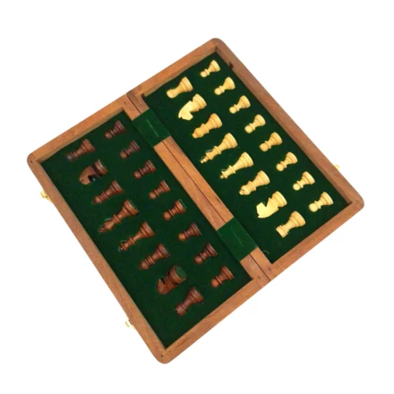 Szachy drewniane magnetyczne 25x25cm - DNU-026 (NMT-320189)