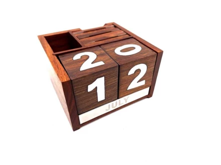 Drewniany kalendarz wieczysty - CAL-1894 (NMT-320479)