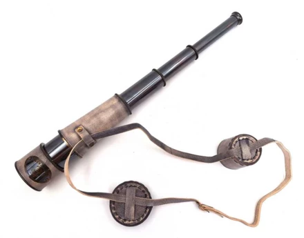 Luneta mosiężno-skórzana z paskiem NI1273 (NMT-320516)