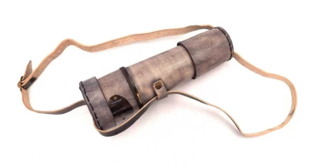 Luneta mosiężno-skórzana z paskiem NI1273 (NMT-320516)