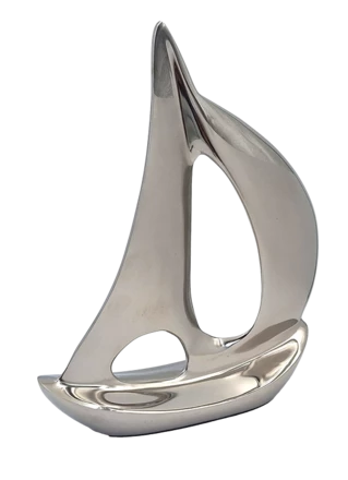 Duży model jachtu - metal - 36cm - N-1647 (NMT-320745)