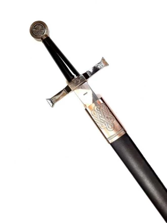 Stalowy miecz rycerski - replika - SW-114 (NMT-191145)