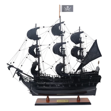Ekskluzywny model żaglowca Czarna Perła z rozwiniętymi żaglami - BP40R (NMT-321445)