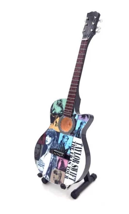 Mini gitara – Taylor Swift – MGT-9064 – Prezent dla fanki Taylor Swift (NMT-321612)