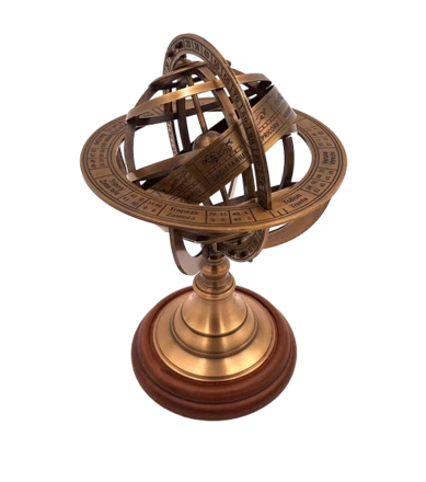 Astrolabium mosiężne – Wysokość 21cm - AMG140 (NMT-321674)
