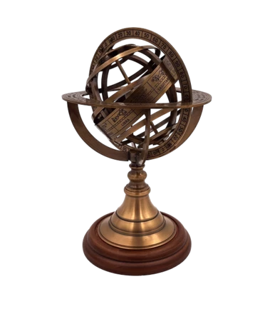 Astrolabium mosiężne – Wysokość 21cm - AMG140 (NMT-321674)