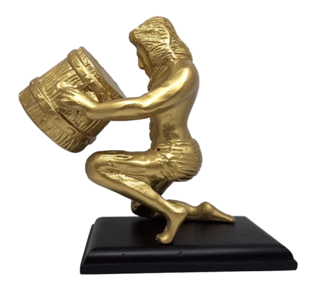 Złota figurka dekoracyjna - Wodnik- AQU2 (NMT-321995)