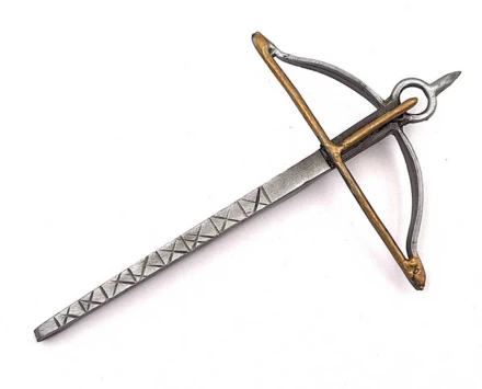 Mała Metalowa Replika Kuszy – Dekoracja – BM (NMT-846350)