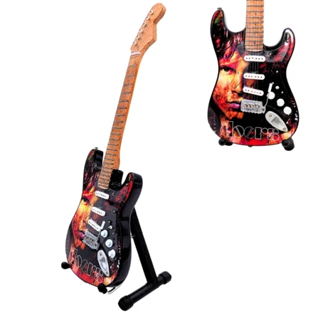 Mini Gitara Jim Morrison The Doors - Drewno Mahoniowe – MGT-6569 (NMT-026569)