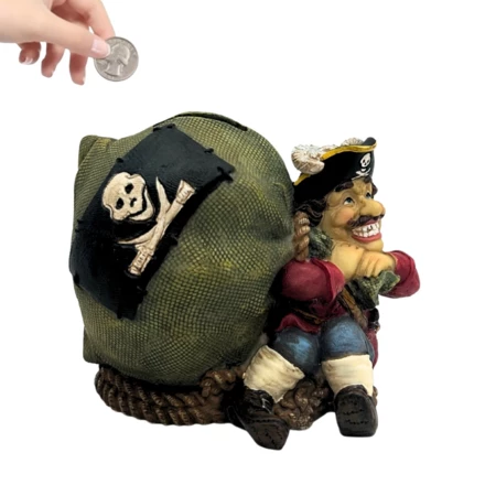 Skarbonka Dekoracyjna Pirat ze Skarbem 14 cm - CE03852 (NMT-322404)