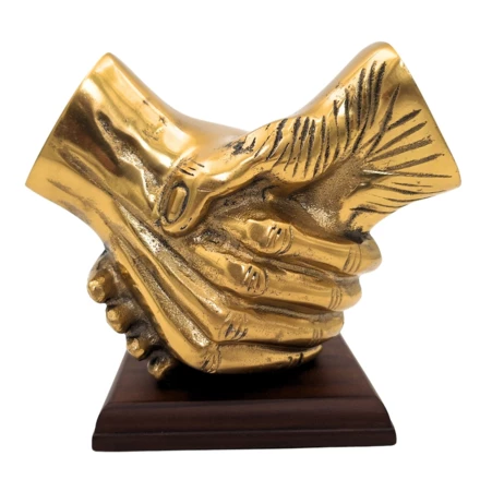 Figurka dekoracyjna Uścisk dłoni – Symbol zgody - DD-20DA (NMT-322640)