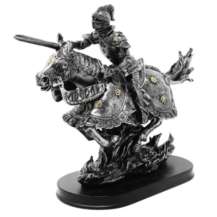 Figurka Rycerz na Koniu 31cm – polyresin ręcznie malowana – MC-23152 (NMT-231520)