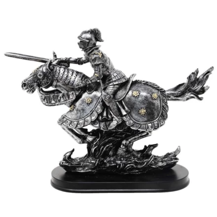 Figurka Rycerz na Koniu 31cm – polyresin ręcznie malowana – MC-23152 (NMT-231520)