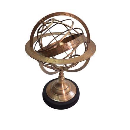 Wielkie Astrolabium Mosiężne – Dekoracja Gabinetu - AML141A (NMT-322664)