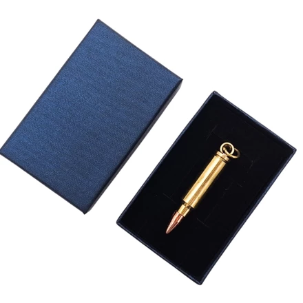 Brelok do Kluczy Nabój Pocisk w Eleganckim Pudełku - Militarny Upominek – KRT18A (NMT-323074)