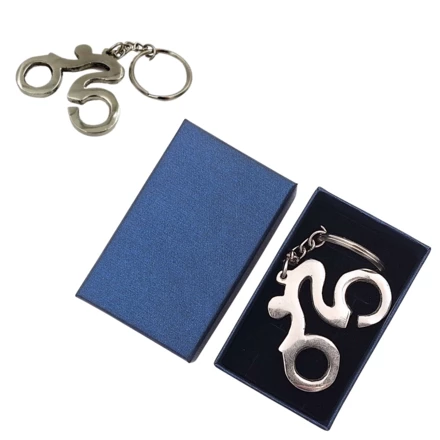 Metalowy Brelok do Kluczy Rowerzysta w Eleganckim Pudełku – Gadżet dla Kolarza - MT2010A (NMT-323050)