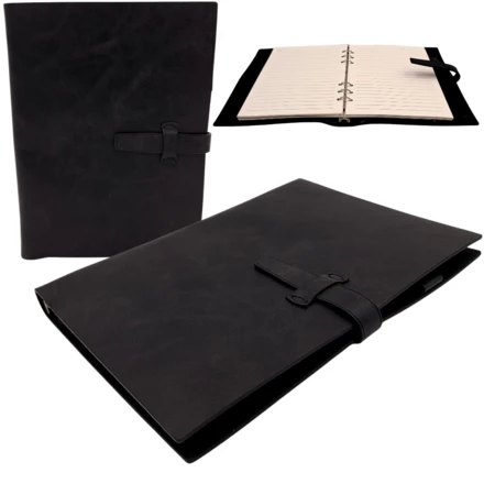 Elegancki Notes Skórzany A5 Vintage Retro z Zamknięciem – Pamiętnik Dziennik – EE4 (NMT-323036)