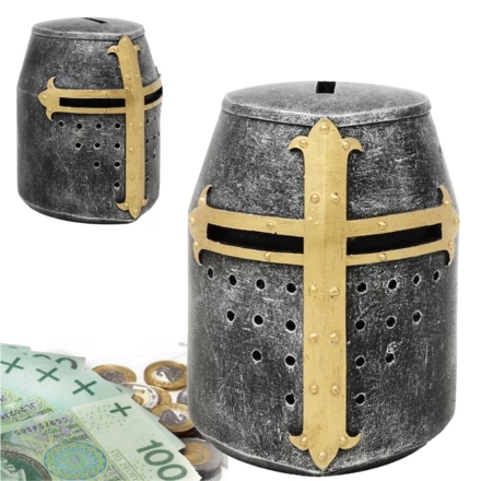 Skarbonka Hełm Rycerza Krzyżowca – Idealna na Prezent – MC-23092 (NMT-230929)