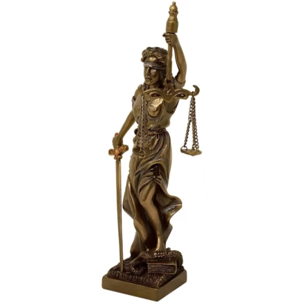 Figurka Temida Bogini Sprawiedliwości 20 cm - Prezent dla Prawnika – MC-90184 (NMT-901843)
