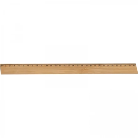 Linijka bambusowa 30 cm - beżowy - (NMC-23863-13)