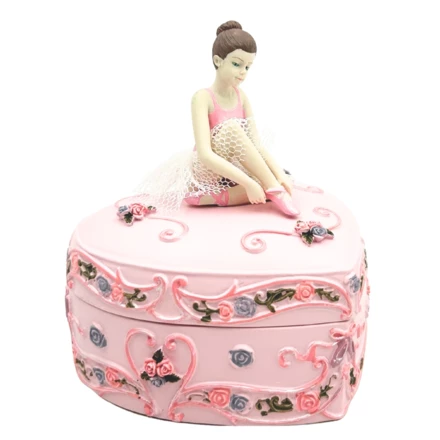 Pozytywka Pudełeczko Baletnica Serce Jezioro Łabędzie – MP-19031 (NMT-322923)