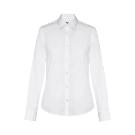 THC PARIS WOMEN WH. Women's long-sleeved shirt. White (NPS-30195-106-L)