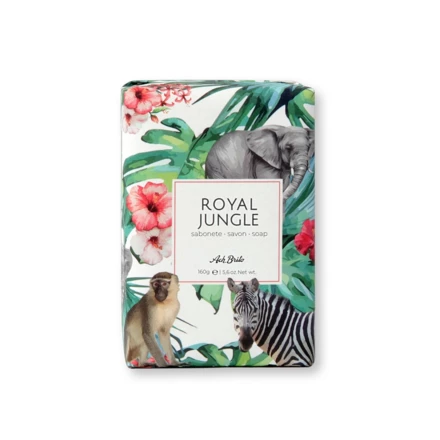 ROYAL JUNGLE. Mydła wzbogacone zieloną glinką (160g) (NPS-35609-123)