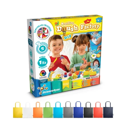 Modeling Dough Factory Kit II. Educational game supplied with a 190T folding gift bag (NPS-35801-128)