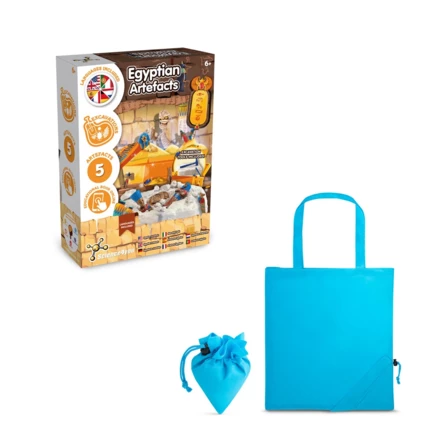 Ancient Egypt Excavation Kit V. Educational game supplied with a 190T folding gift bag (NPS-35855-124)
