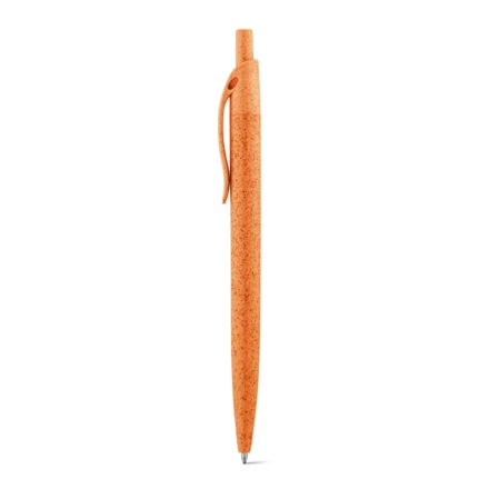 CAMILA. Wheat straw fibre and ABS ball pen with clip (NPS-81168-128)